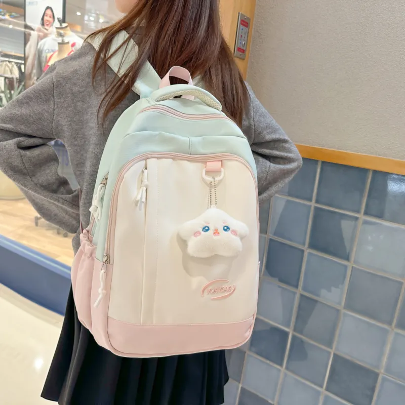 GEERDUN Nylon Backpack Unisex Multicolor-3