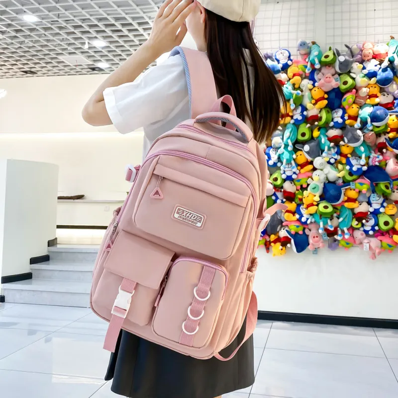GEERDUN Nylon Backpack Unisex Multicolor-14