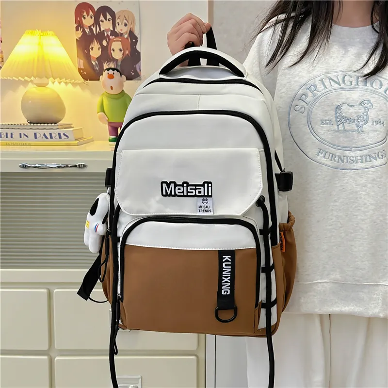 GEERDUN Nylon Backpack Unisex Multicolor-17