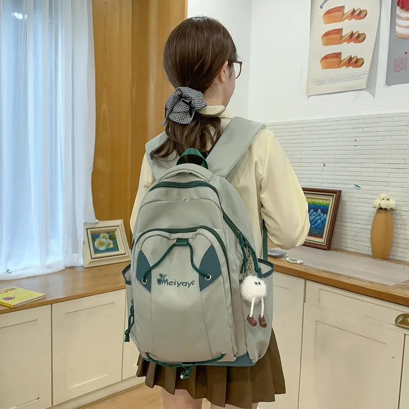 GEERDUN Nylon Backpack Unisex Multicolor-2