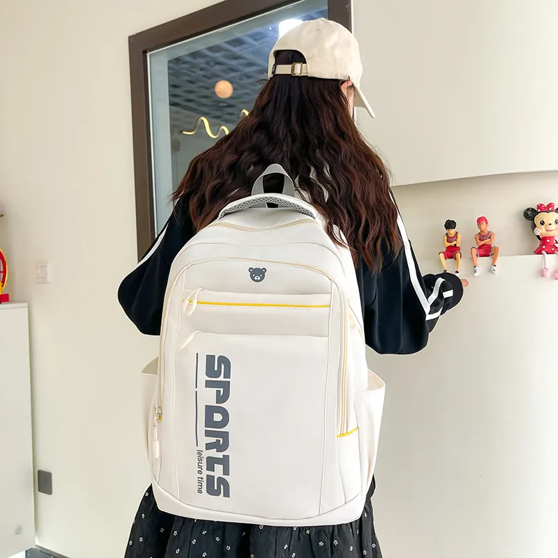 GEERDUN Nylon Backpack Unisex Multicolor-1