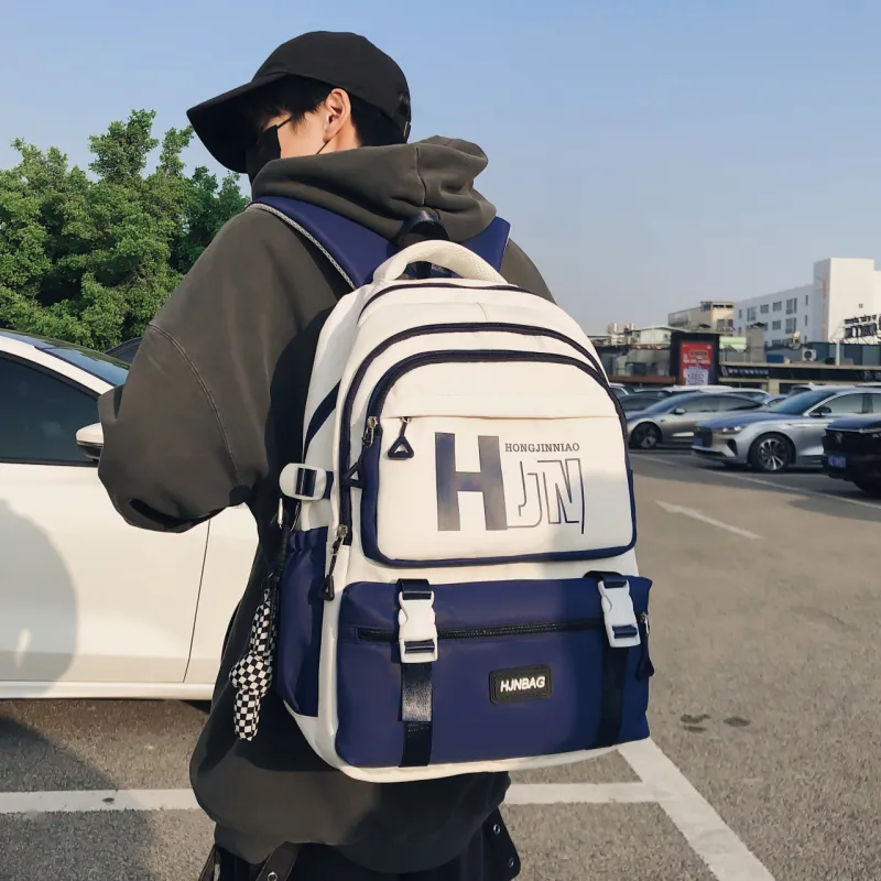 GEERDUN Nylon Backpack Unisex Multicolor-14