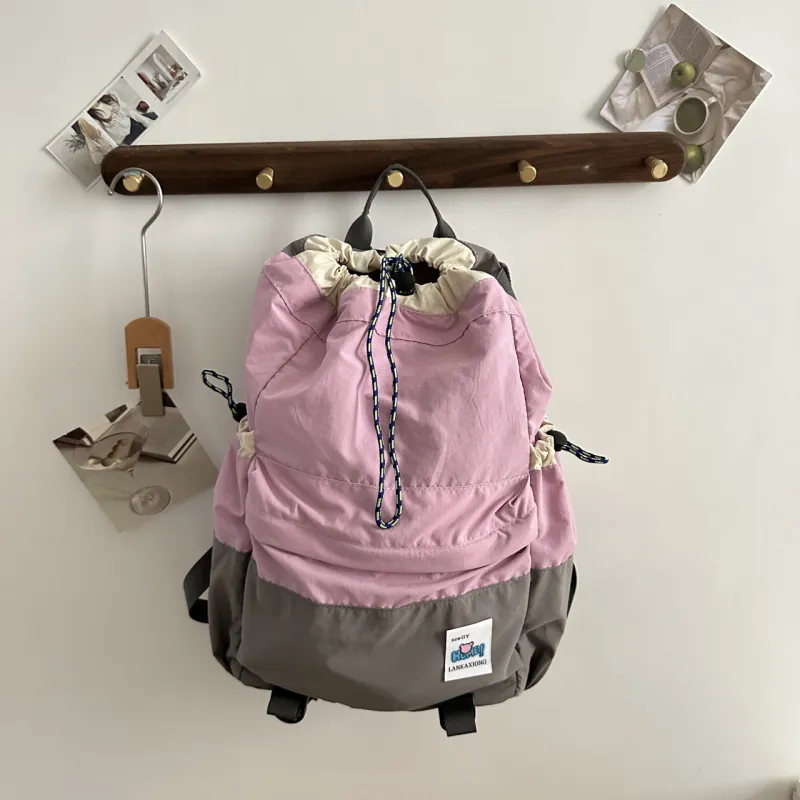 GEERDUN Nylon Backpack Unisex Multicolor-5