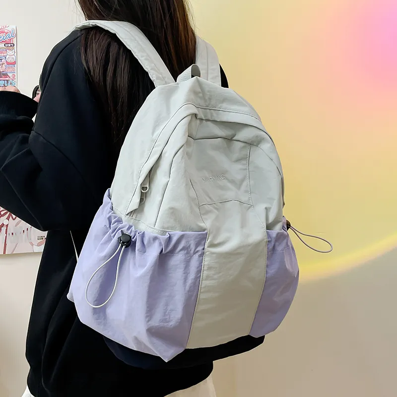 GEERDUN Nylon Backpack Unisex Multicolor-4