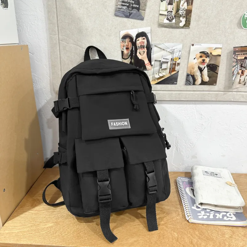 GEERDUN Nylon Backpack Unisex Multicolor-7