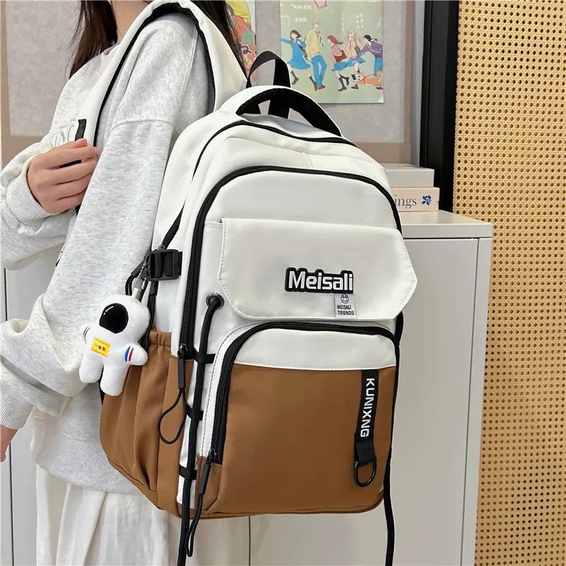 GEERDUN Nylon Backpack Unisex Multicolor-18