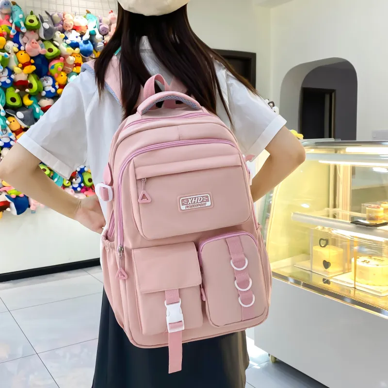GEERDUN Nylon Backpack Unisex Multicolor-13