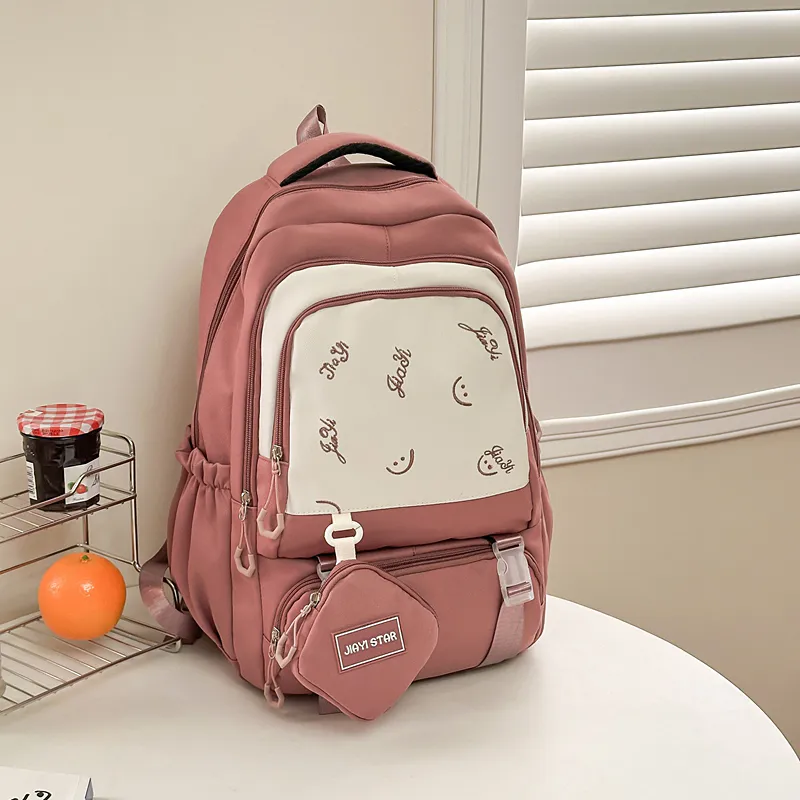 GEERDUN Nylon Backpack Unisex Multicolor-1
