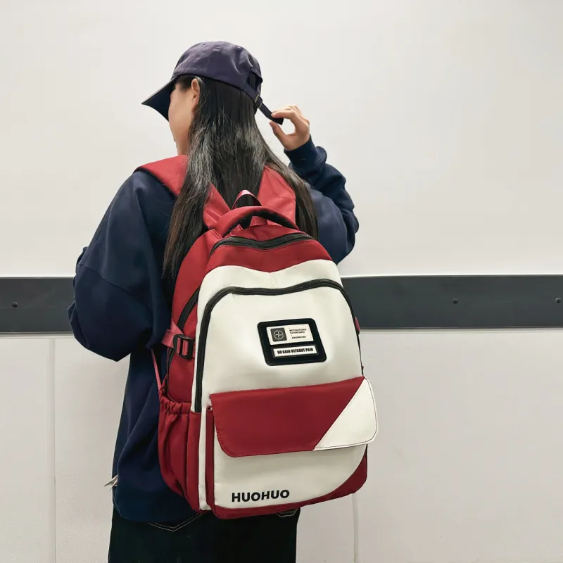 GEERDUN Nylon Backpack Unisex Multicolor-11