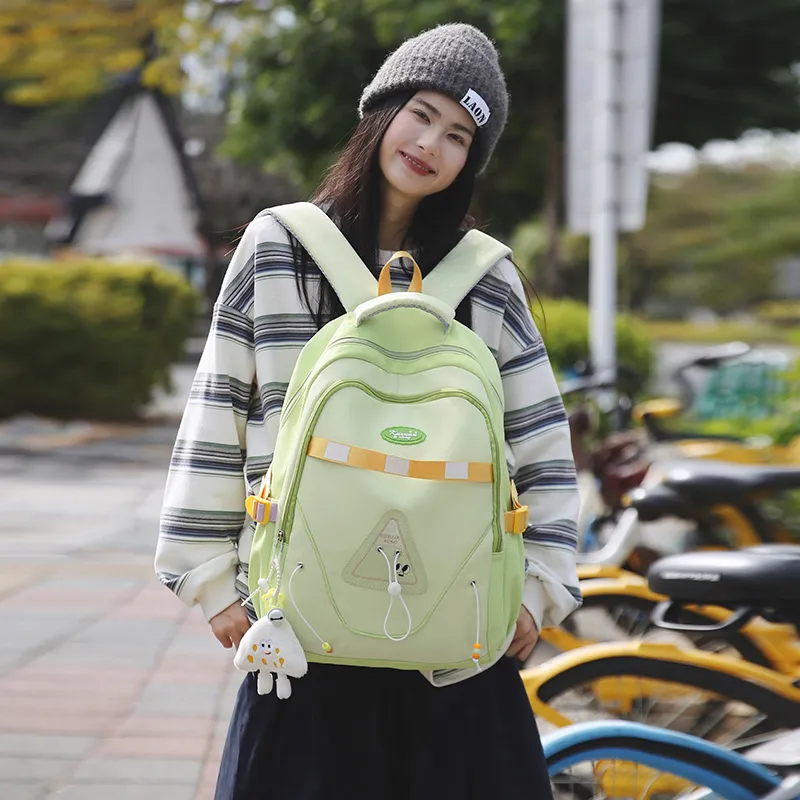 GEERDUN Nylon Backpack Unisex Multicolor-11