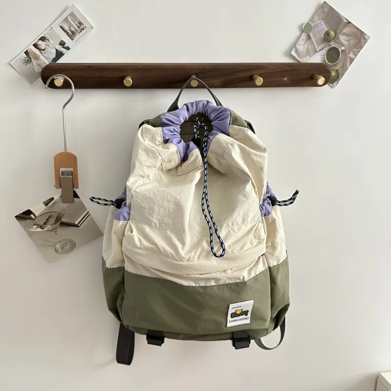 GEERDUN Nylon Backpack Unisex Multicolor-3