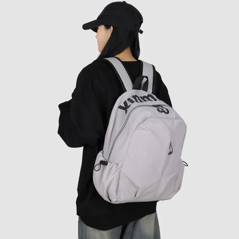 GEERDUN Abrasion Resistant Material Backpack Regular Unisex Ecru, Gray, Black, Green-6