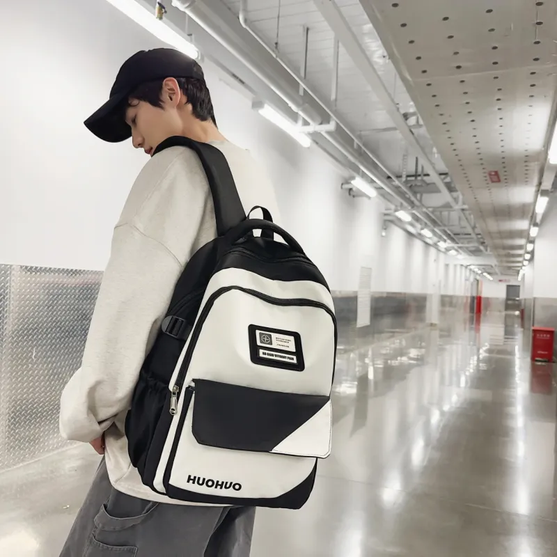 GEERDUN Nylon Backpack Unisex Multicolor-1