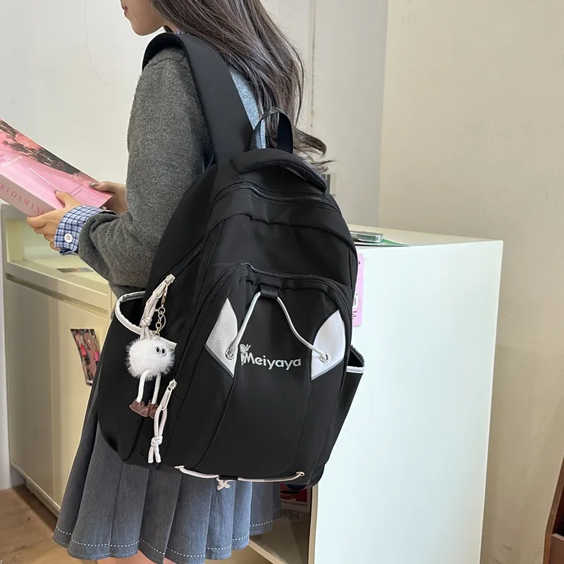 GEERDUN Nylon Backpack Unisex Multicolor-4