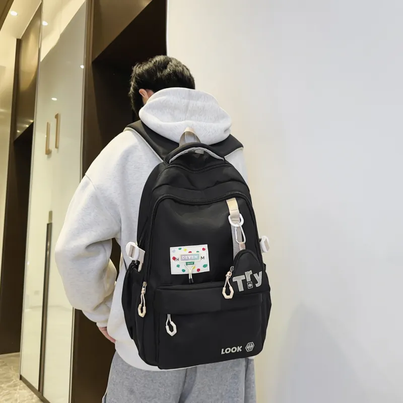 GEERDUN Nylon Backpack Unisex Multicolor-2