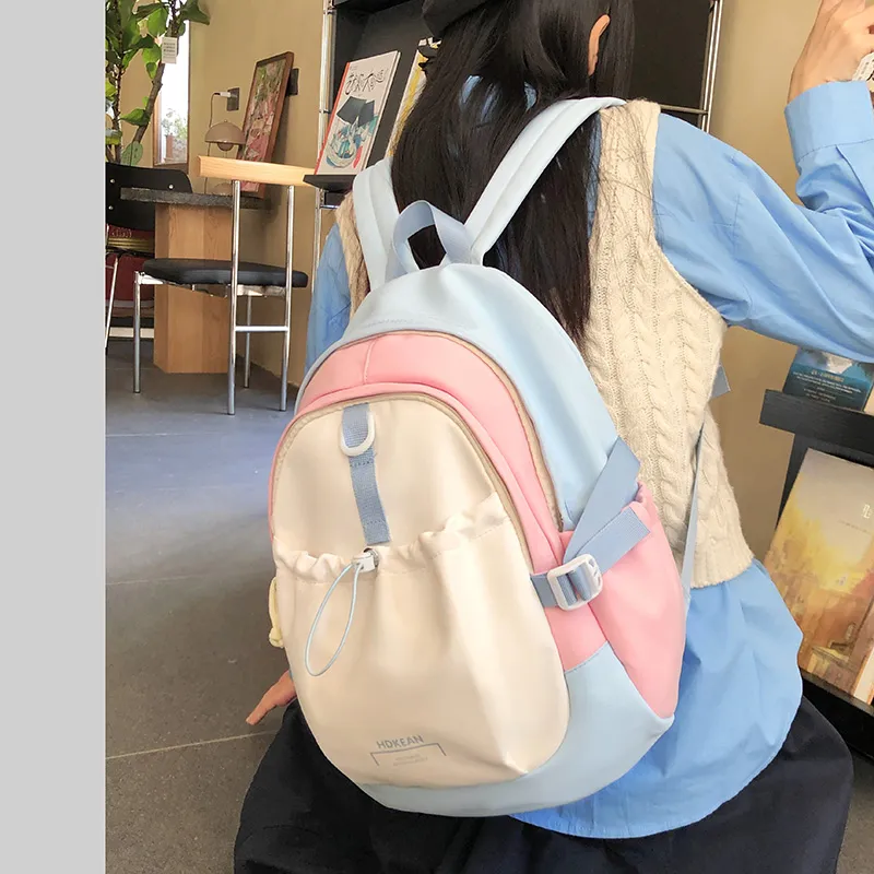 GEERDUN Nylon Backpack Unisex Multicolor-11