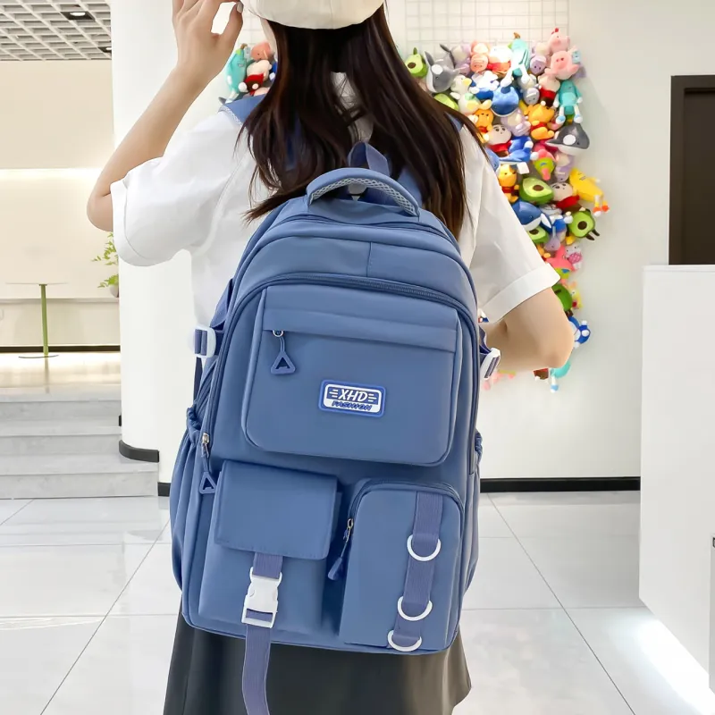 GEERDUN Nylon Backpack Unisex Multicolor-9