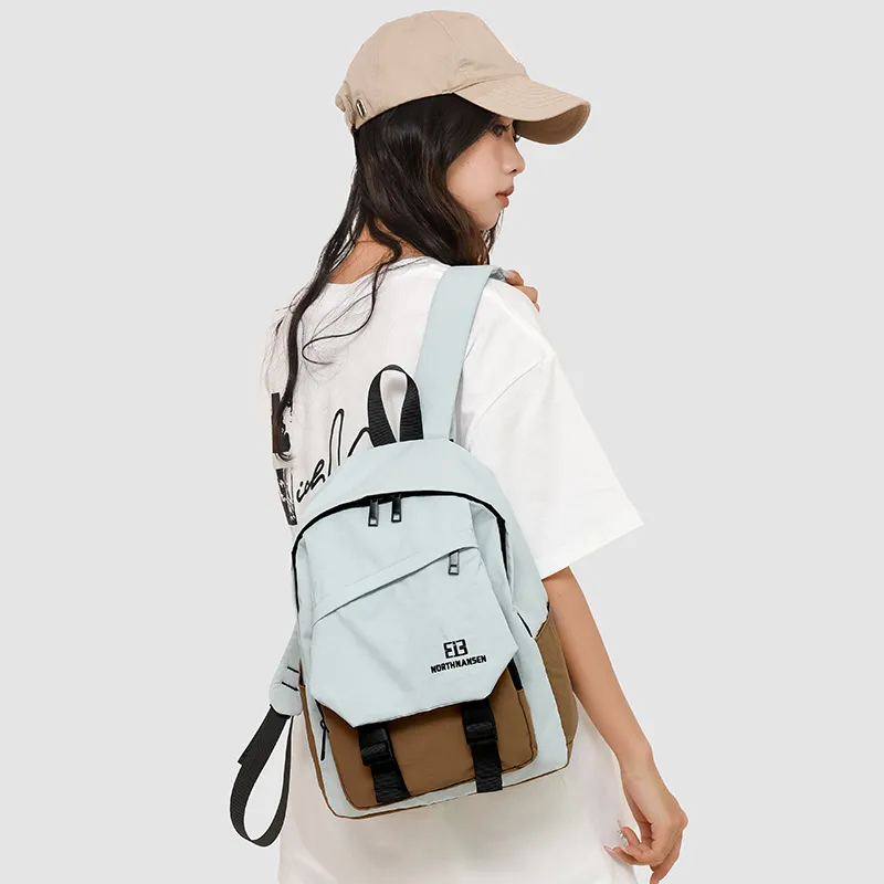 GEERDUN Nylon Backpack Unisex Multicolor-14