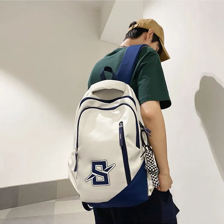 GEERDUN Nylon Backpack Students Backpack Unisex Multicolor-15