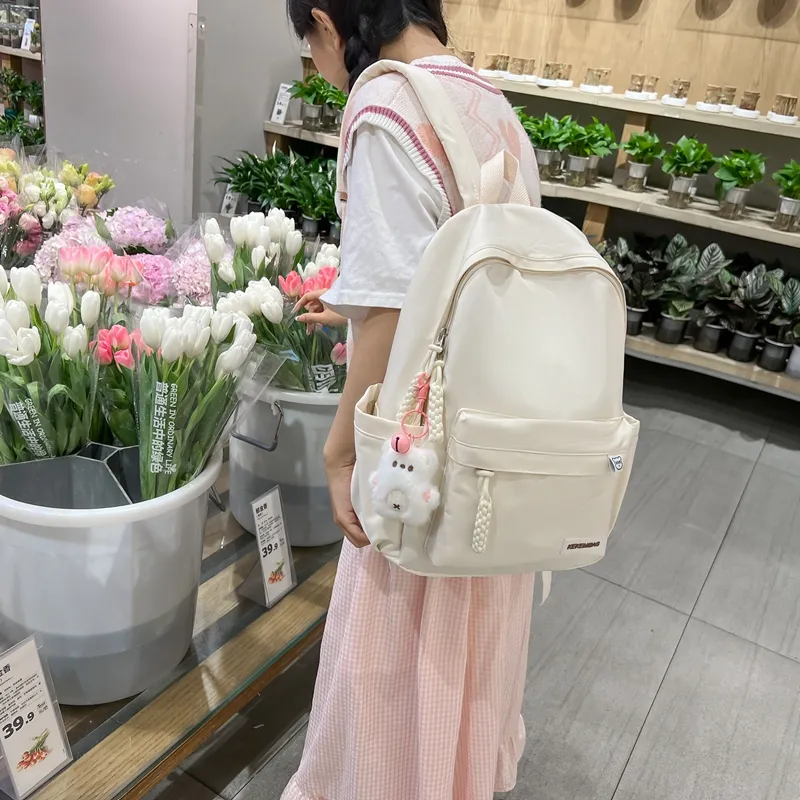 GEERDUN Nylon Backpack Unisex Multicolor-4