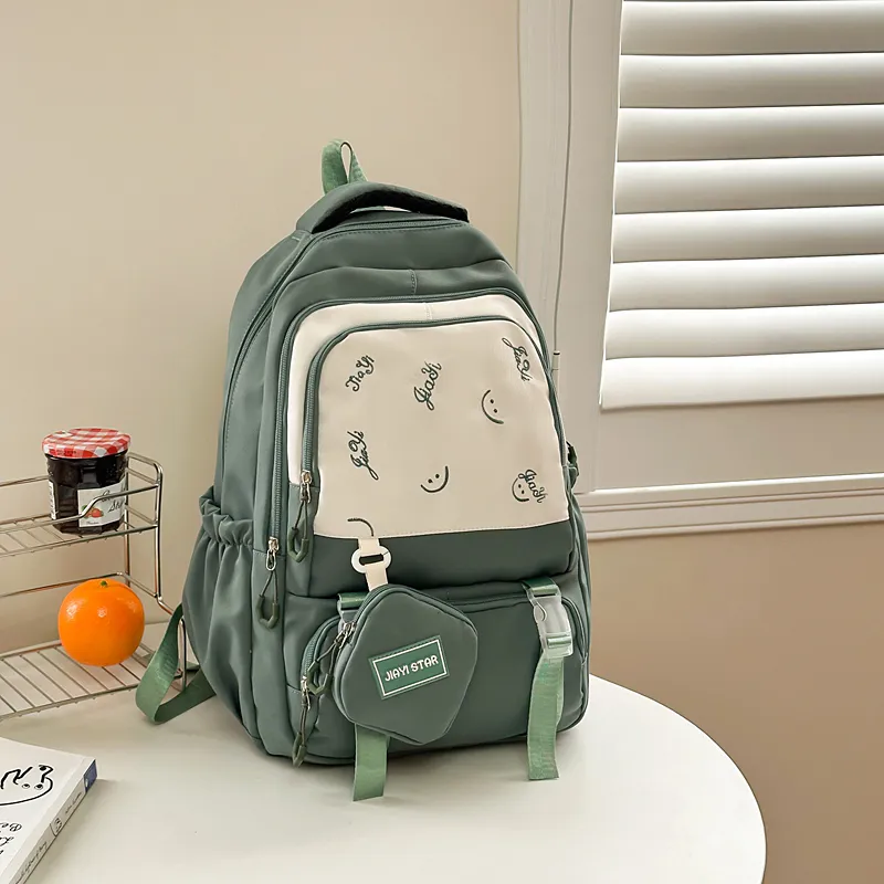 GEERDUN Nylon Backpack Unisex Multicolor-14