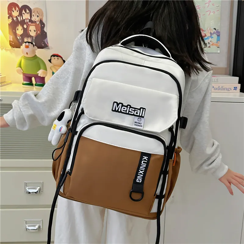 GEERDUN Nylon Backpack Unisex Multicolor-16