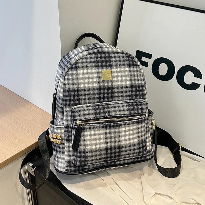 GEERDUN PU Backpack Unisex Multicolor-1