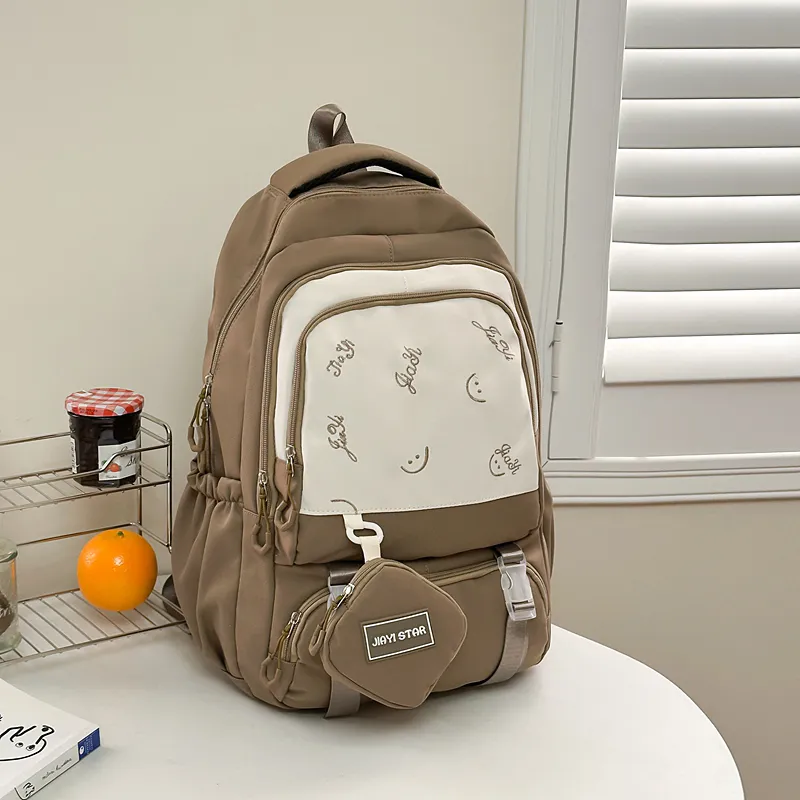 GEERDUN Nylon Backpack Unisex Multicolor-11