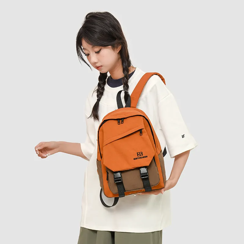 GEERDUN Nylon Backpack Unisex Multicolor-5