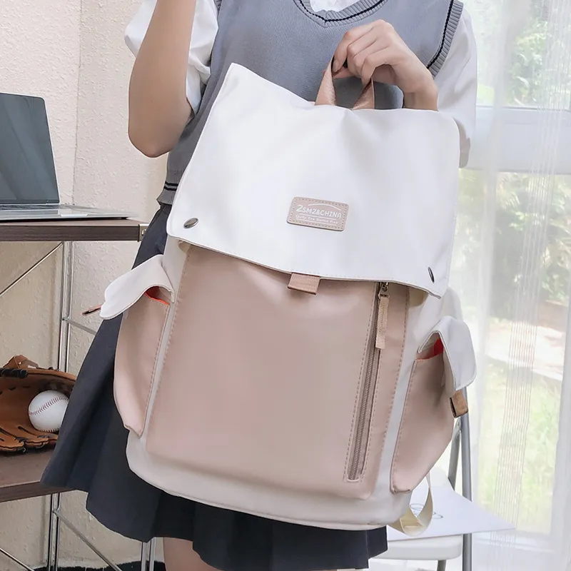 GEERDUN Nylon Backpack Regular Unisex Multicolor-11