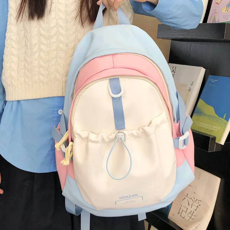 GEERDUN Nylon Backpack Unisex Multicolor-12