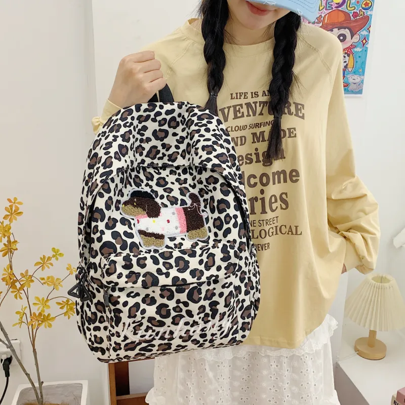 GEERDUN Fabric Backpack Regular Unisex Multicolor-2