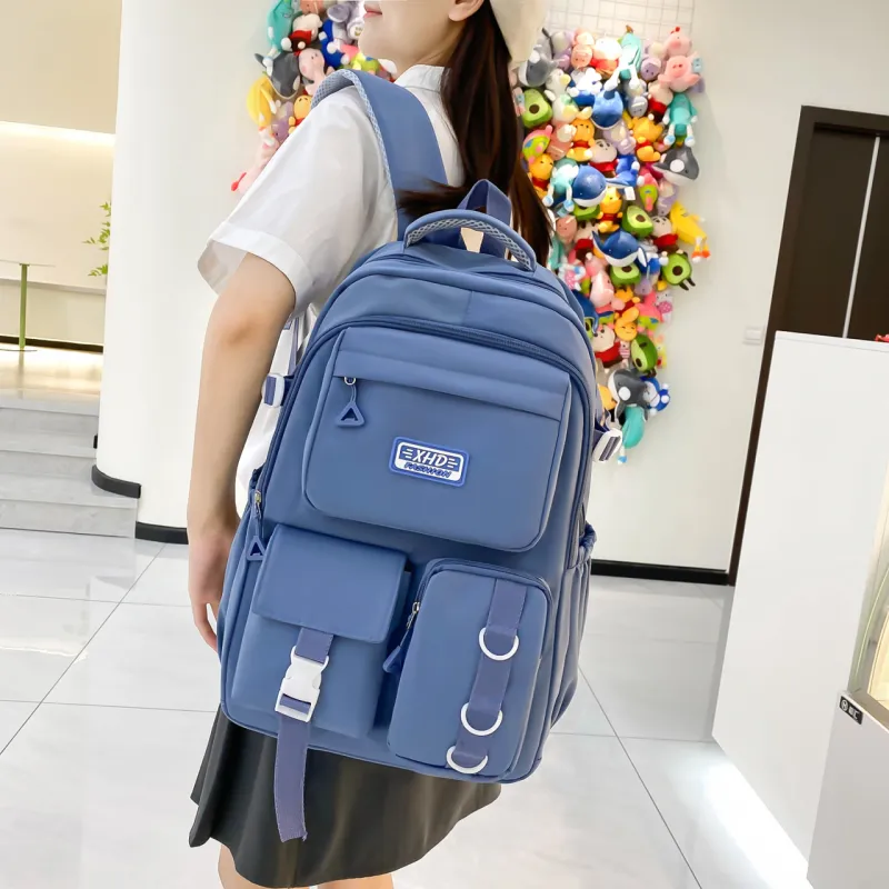 GEERDUN Nylon Backpack Unisex Multicolor-10