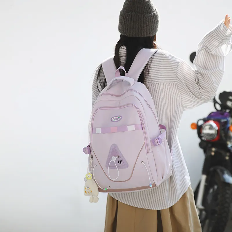 GEERDUN Nylon Backpack Unisex Multicolor-8
