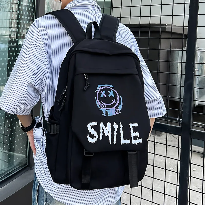 GEERDUN Composite Cloth Backpack Unisex White Style 1/White Style 2/Black Style 1/Black Style 2-4