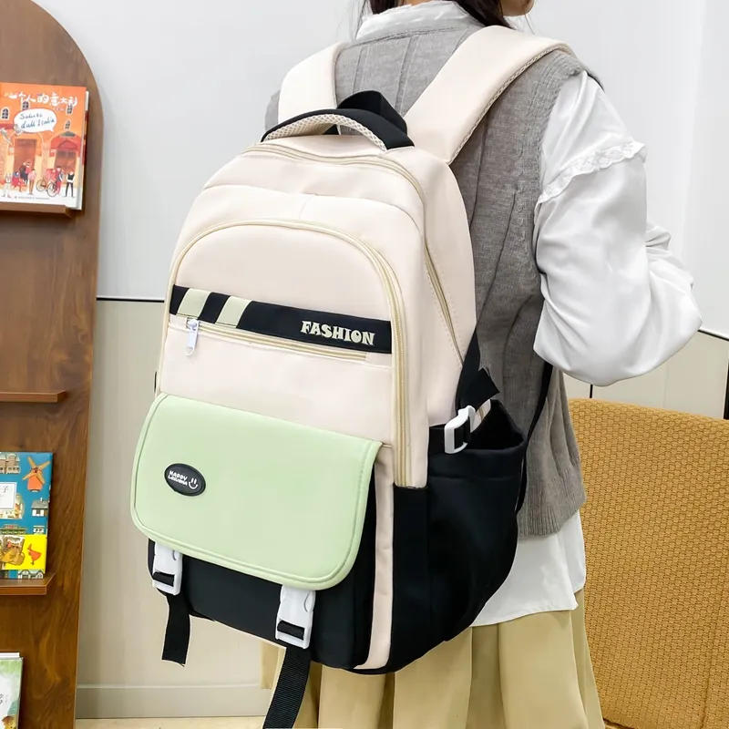 GEERDUN Nylon Backpack Regular Unisex Multicolor-2