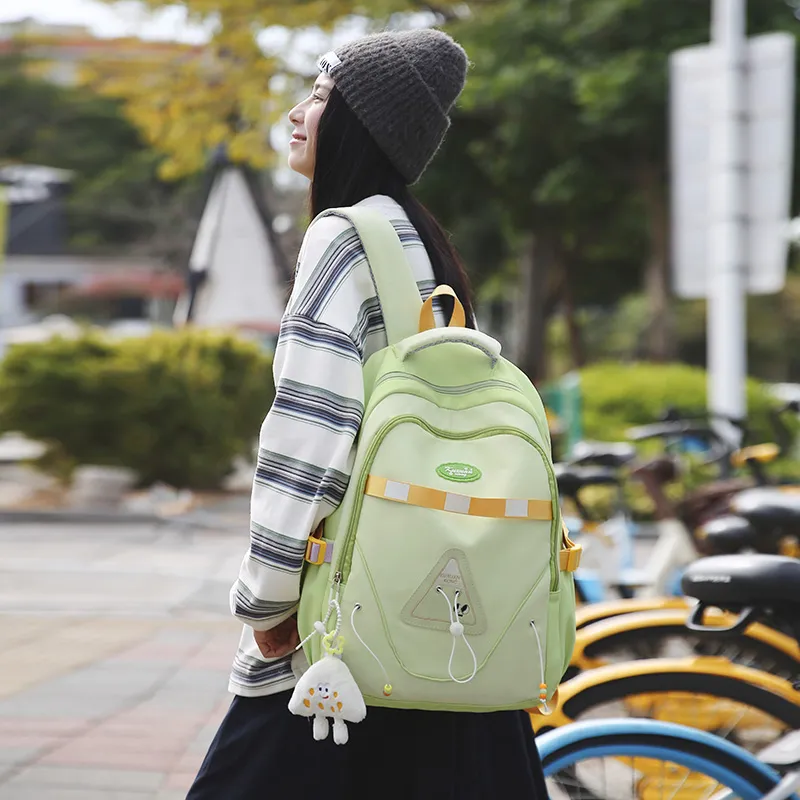 GEERDUN Nylon Backpack Unisex Multicolor-10