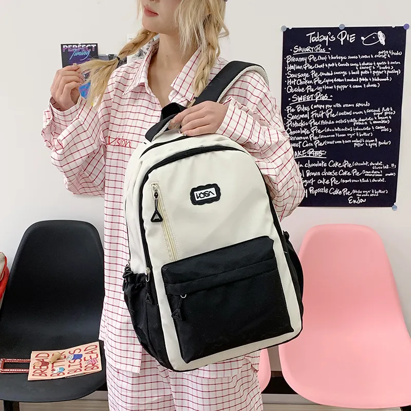GEERDUN Nylon Backpack Regular Unisex Multicolor-2