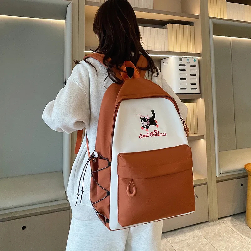 GEERDUN Canvas Backpack Regular Unisex Multicolor-11