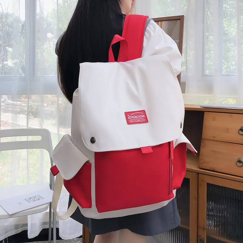 GEERDUN Nylon Backpack Regular Unisex Multicolor-7