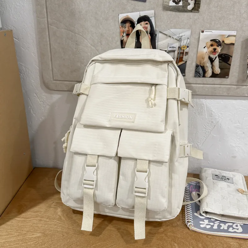 GEERDUN Nylon Backpack Unisex Multicolor-2