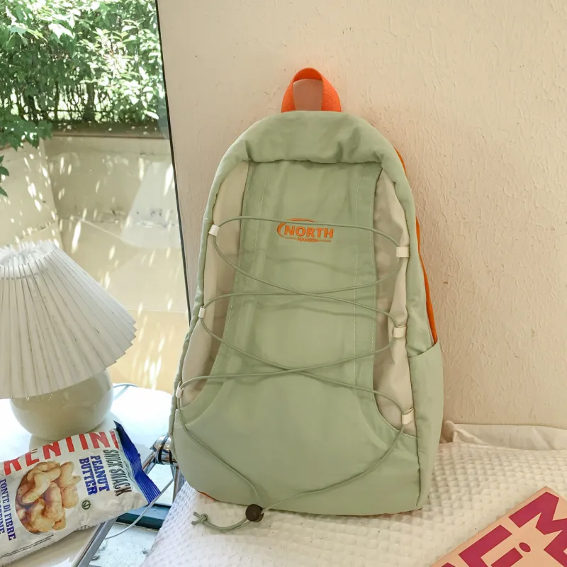 GEERDUN Nylon Backpack Unisex Multicolor-5