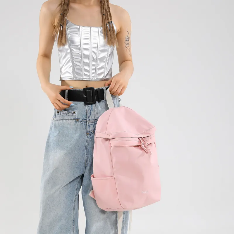 GEERDUN Fabric Backpack Unisex Blue/Pink/Purple/Yellow-4