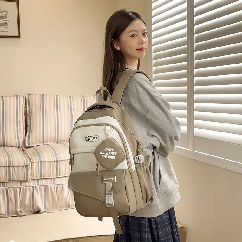 GEERDUN Nylon Backpack Unisex Multicolor-9