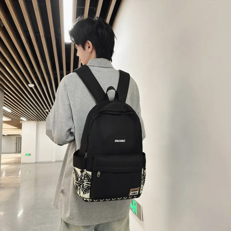 GEERDUN Nylon Backpack Unisex Multicolor-11