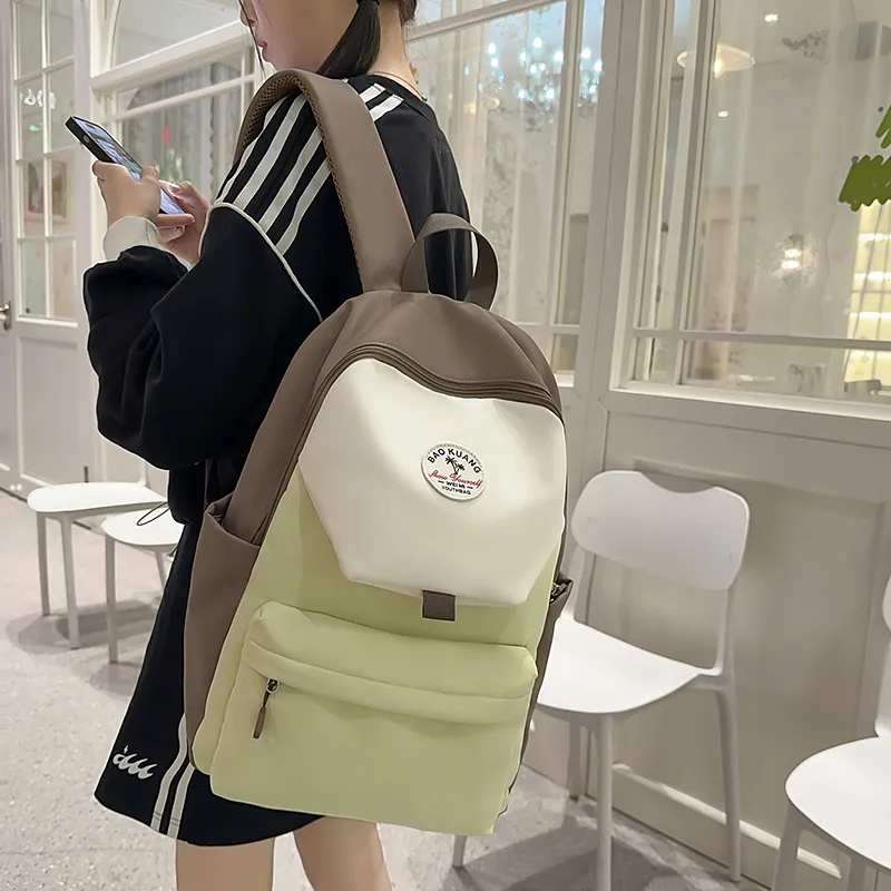 GEERDUN Nylon Backpack Unisex Multicolor-10