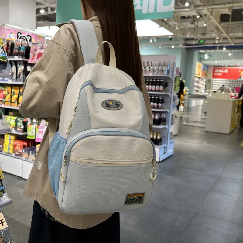 GEERDUN Nylon Backpack Unisex Multicolor-11
