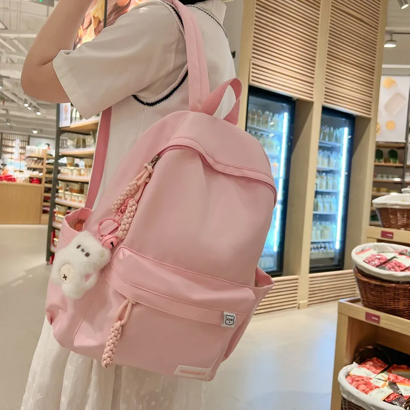 GEERDUN Nylon Backpack Unisex Multicolor-19