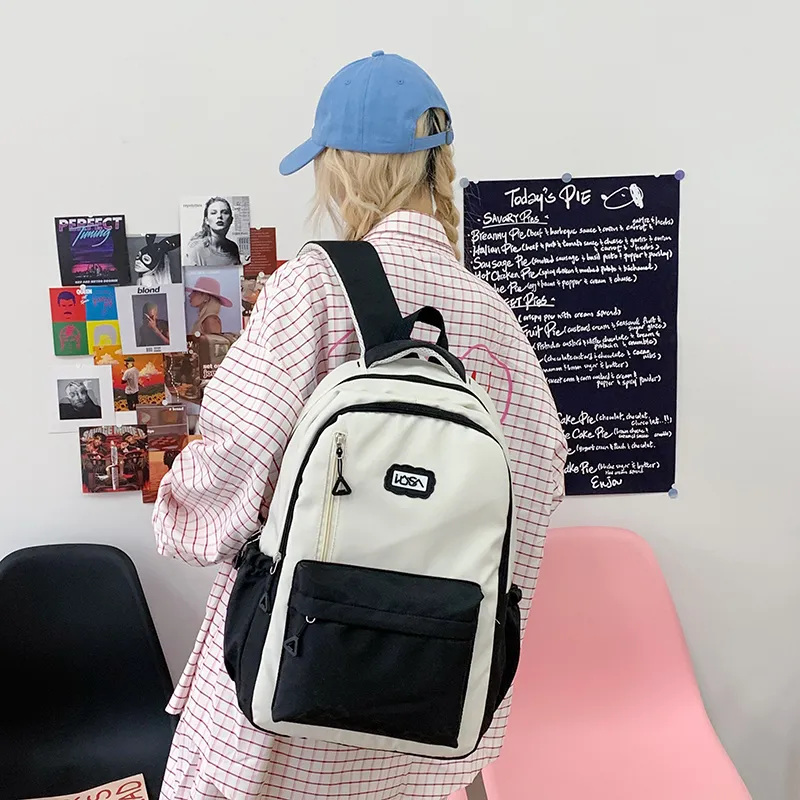 GEERDUN Nylon Backpack Regular Unisex Multicolor-3