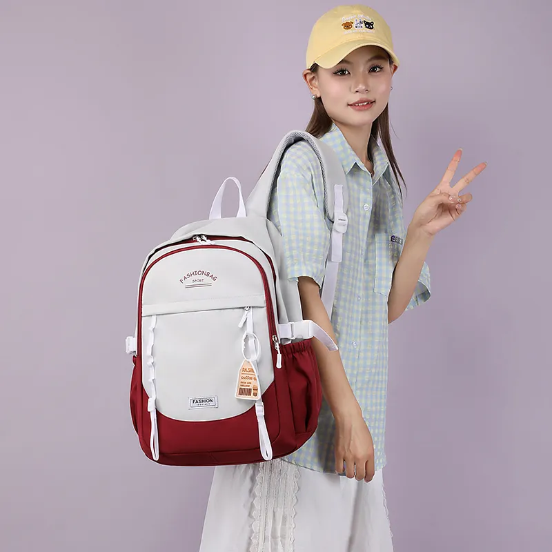 GEERDUN Nylon Backpack Unisex Multicolor-7